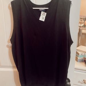 Thrifted black sweater vest